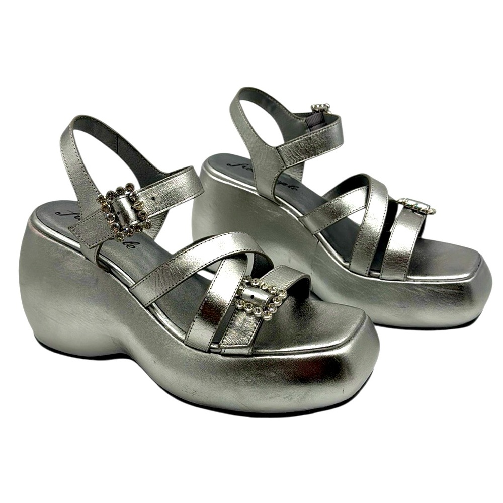 Free People Brooklyn Ankle Strap Platform Sandals Size 9.5